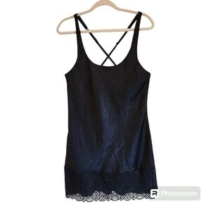 EUC 90's VINTAGE GOLD LABEL VICTORIA'S SECRET LACE HEM NIGHTGOWN SIZE S